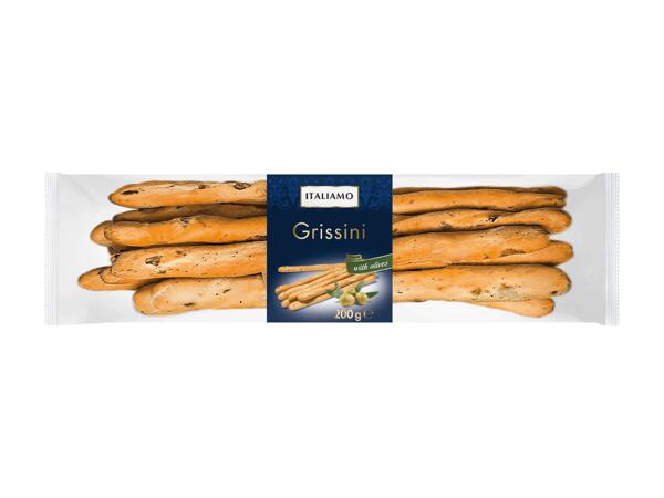 Gressins aux olives