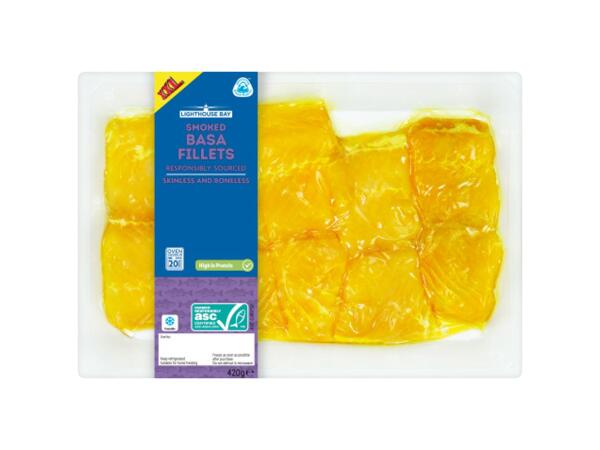 Lighthouse Bay Smoked Basa Fillets, 420g