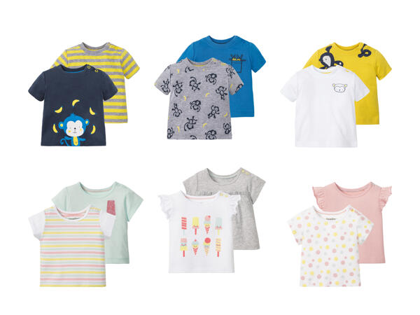 Tee-shirts pour bébé, lot de 2