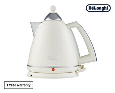 De'Longhi Argento Flora 1.7L Kettle - Agave Blue or Jasmine Beige