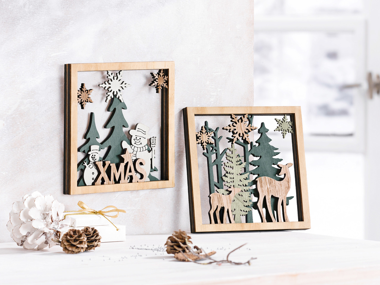 Melinera Wooden Christmas Decorations1