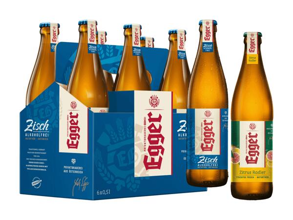 Zisch alkoholfrei oder Radler Zitrus