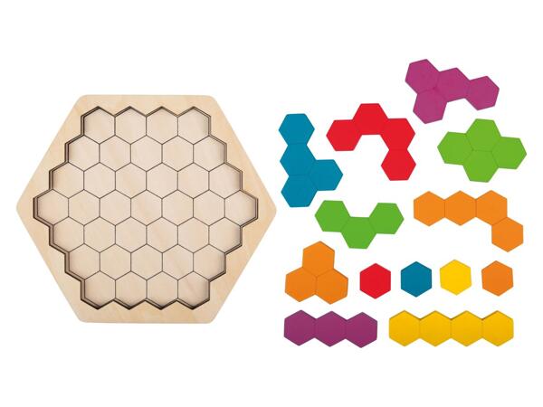 Playtive Wooden Rainbow Tile Game