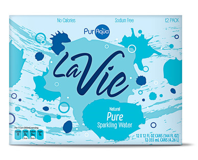PurAqua La Vie Sparkling Flavored Water