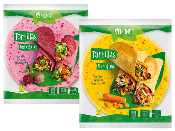 Gemüse Wraps