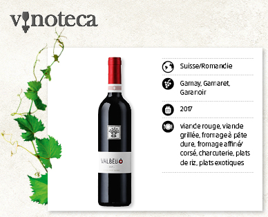 Valbello vin rouge suisse VdP