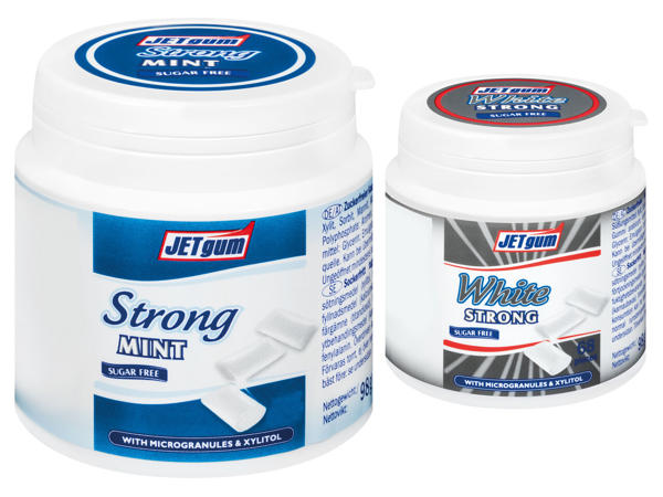 JETGUM Zahnpflege-Kaugummi-Dragees 50 g + 48 g gratis