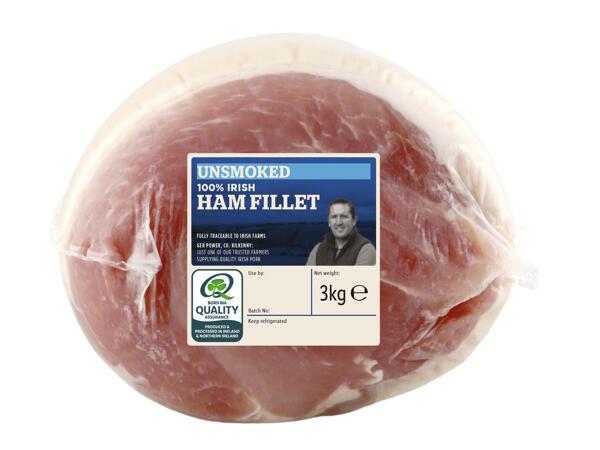 Irish Unsmoked Ham Fillet