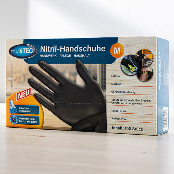 Puderfreie Nitril-Handschuhe 100er