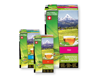 Infusion bio suisse aux herbes des Alpes NATURE SUISSE BIO