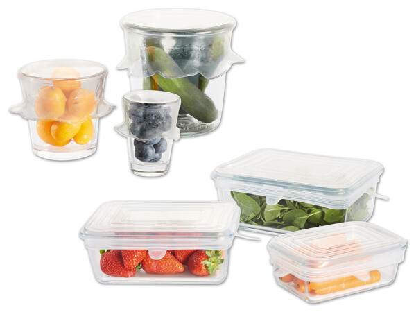 Silikondeckel-Set, 3 oder 6 Stück
