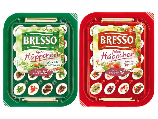 BRESSO Frischkäse-Häppchen