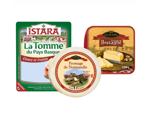 Selection of Typical French Cheeses