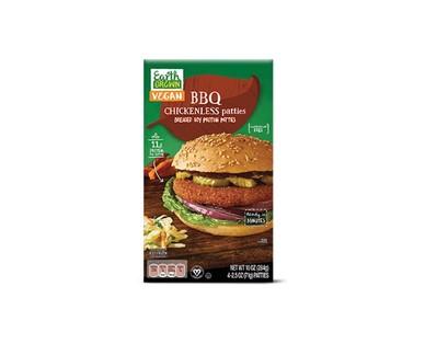 Earth Grown Buffalo or BBQ Chickenless Patties
