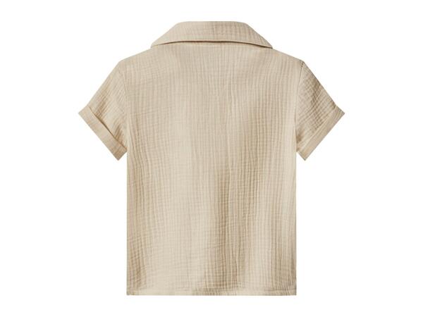 LUPILU Kids' Cream Muslin Outfit - 2 Piece Set