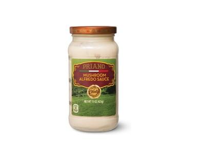 Priano Gourmet Bacon or Mushroom Alfredo Sauce