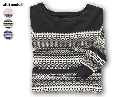 BLUE MOTION Pullover a jacquard