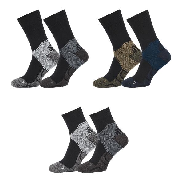 CRANE(R) 				Chaussettes de sport, 2 paires