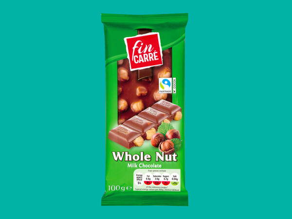 Fin Carre Whole Nut Milk Chocolate
