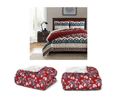 Huntington Home 6-Piece Reversible Comforter and Coverlet Set
