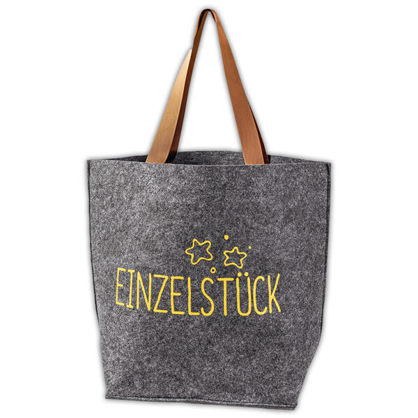 Modische Tasche in Filzoptik