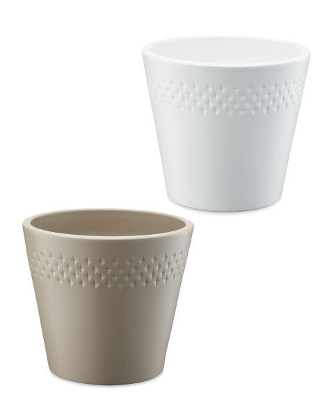Diamond Design Ceramic Pot