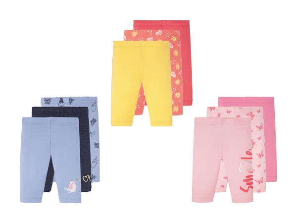 Leggings corsaires, lot de 3