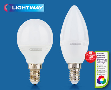 LIGHTWAY LED-Leuchtmittel, dimmbar