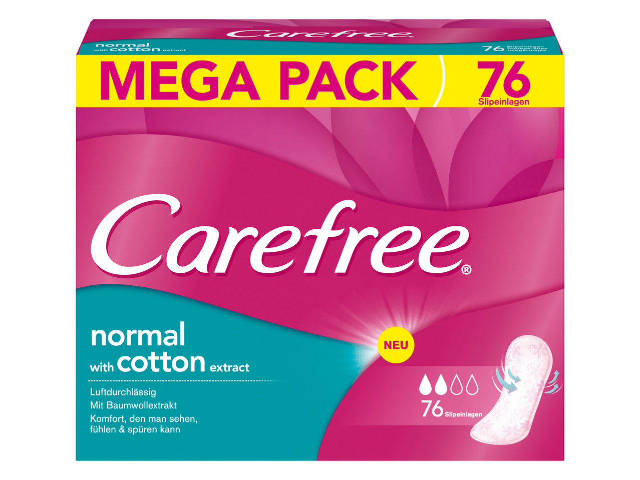 CAREFREE Slipeinlagen Megapack