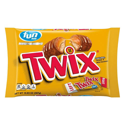 Twix Fun Size Assorted Chocolate, 10.83 oz