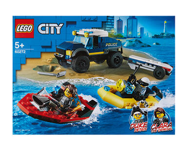 Lego City Playset - Police Boat Transport