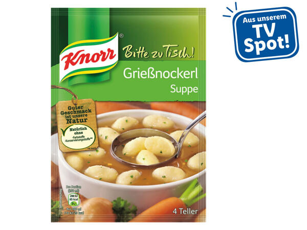 KNORR Bitte zu Tisch! Suppe