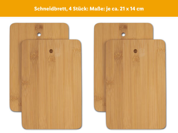 Schneidbretter-Set/Tee-Box