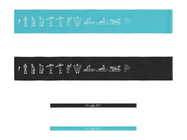 Crivit Resistance Band Set - 4 piece set