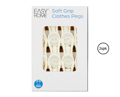 Soft Grip Clothes Pegs 24pk