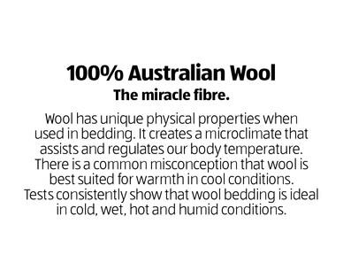 Australian Wool Quilt - King Size
