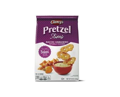 Clancy's Garlic Parmesan or Bacon Habanero Pretzel Slims