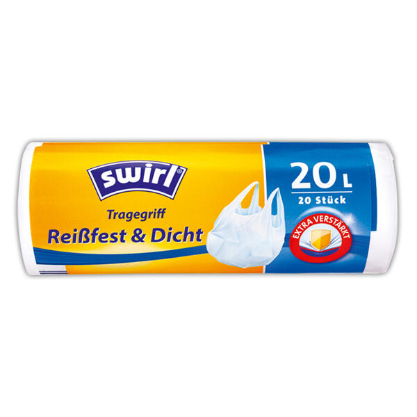 Müllbeutel mit Tragegriff