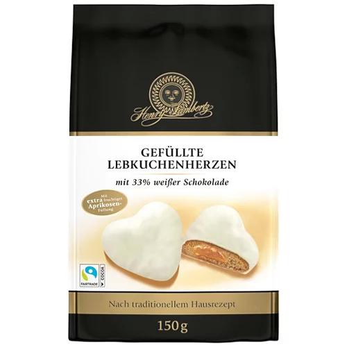 HENRY LAMBERTZ Cœurs en pain d'épices au chocolat blanc