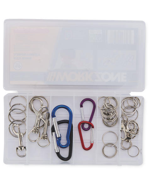 40 Pieces Key Ring Set