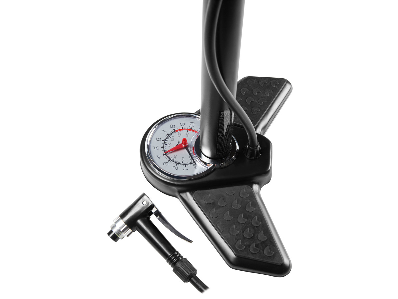 Bike Floor Pump with Pressure Gauge