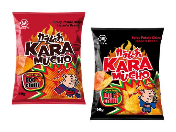 Chips de pommes de terre au piment Koikeya