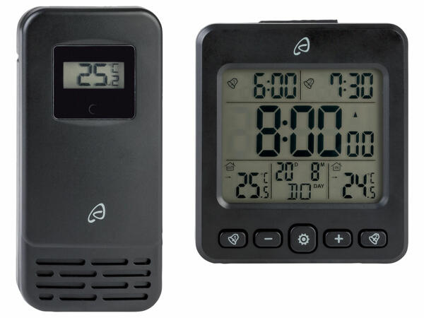 Auriol Radiostyrd temperaturstation