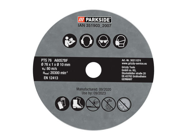 Parkside Cordless Angle Grinder