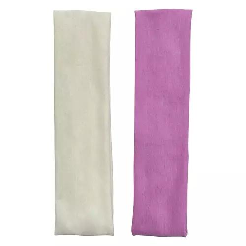Headband, Cream/Lavender