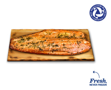 Fresh Orange Ginger Cedar Plank Salmon Side