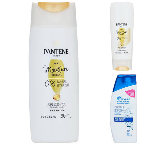 Assorted Shampoo or Conditioner 80ml/90ml