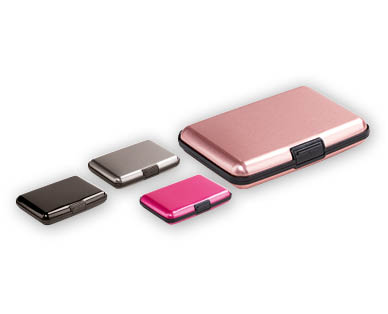Porte-cartes en aluminium