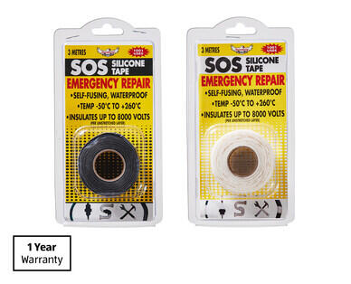 SOS Silicone Tape or Epoxy