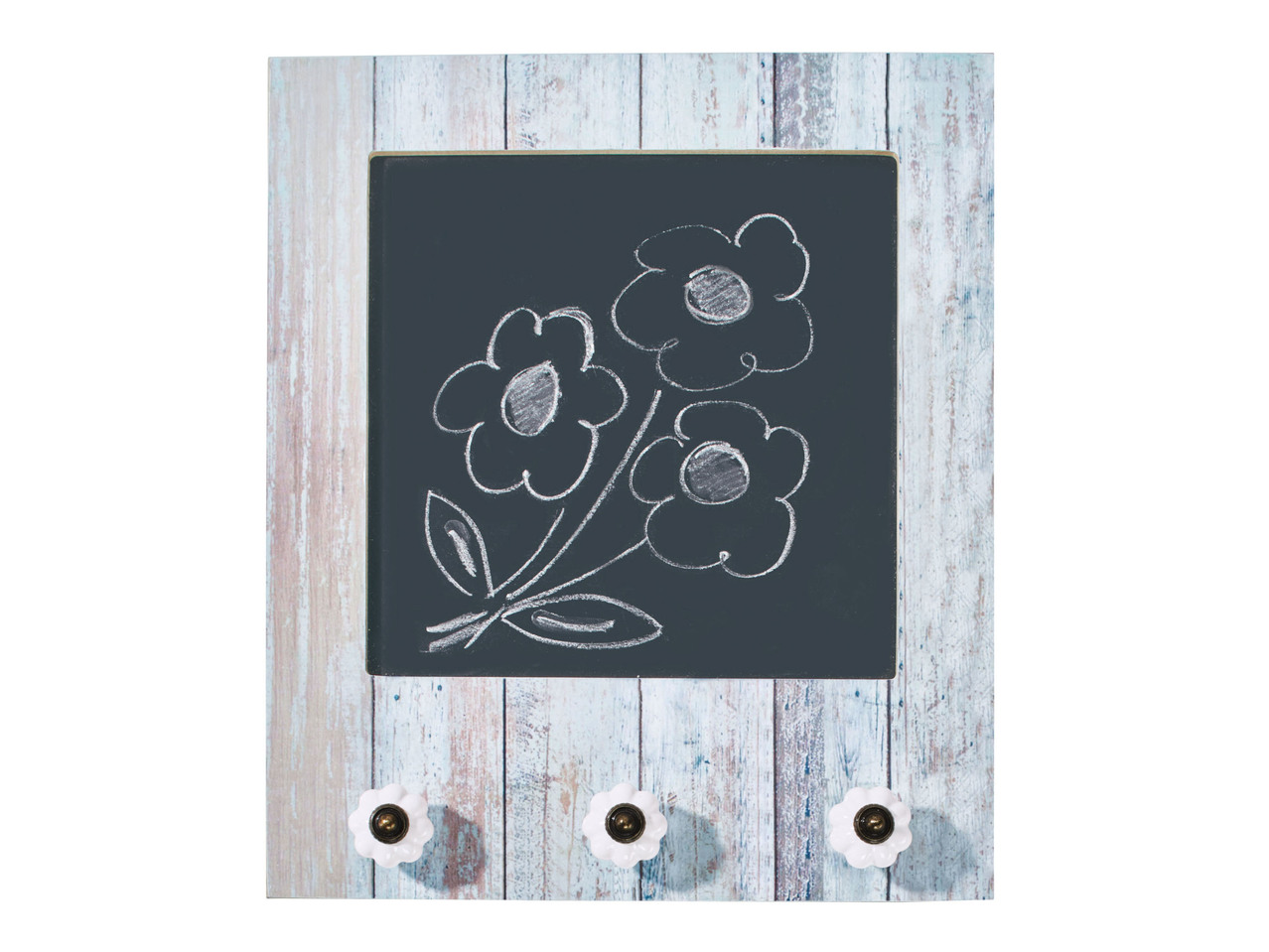 Chalkboard, Key Holder, Memo Board or Wardrobe Hooks